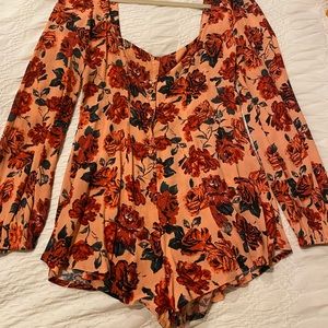 Beach Riot Rose Romper